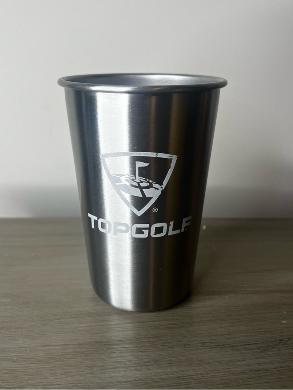 Topgolf Stainless Steel Pint Cup - Silver